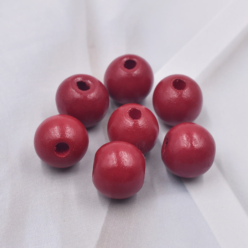 Wholesale 16MM Colored Wood Beads